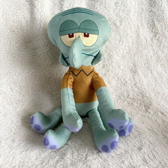 Nickelodeon Spongebob Squarepants Squidward 9" Plush Stuffed Animal Toy - Picture 1 of 5